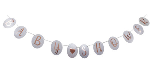Picture of BABY SHOWER CIRCLE BANNER 1.5M